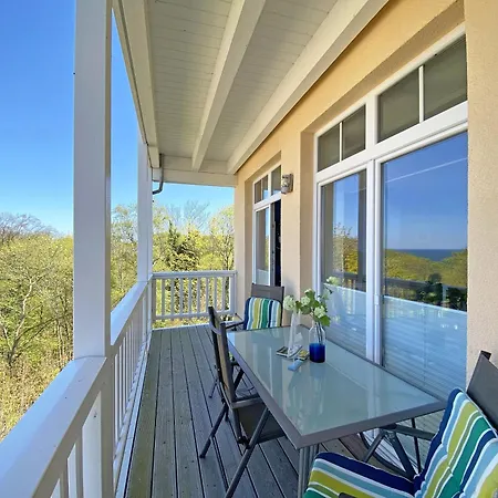 Villa Bergfrieden Whg 06 Mit Balkon & Meerblick