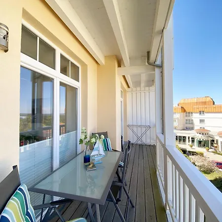 Villa Bergfrieden Whg 06 Mit Balkon & Meerblick *