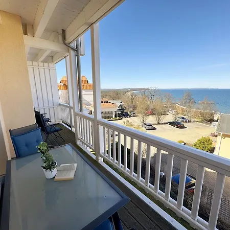 Villa Bergfrieden Whg 06 Mit Balkon & Meerblick